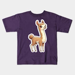 Kawaii Vicuna Kids T-Shirt